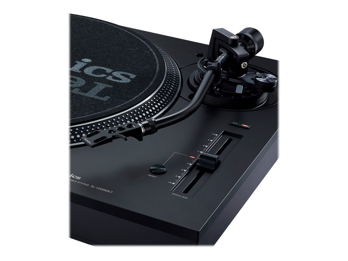 Technics SL-1200MK7 Professional Direct-Drive Turntable for DJs & Vinyl Enthusiasts - Perfect for Home Studios, Clubs & Music Production
