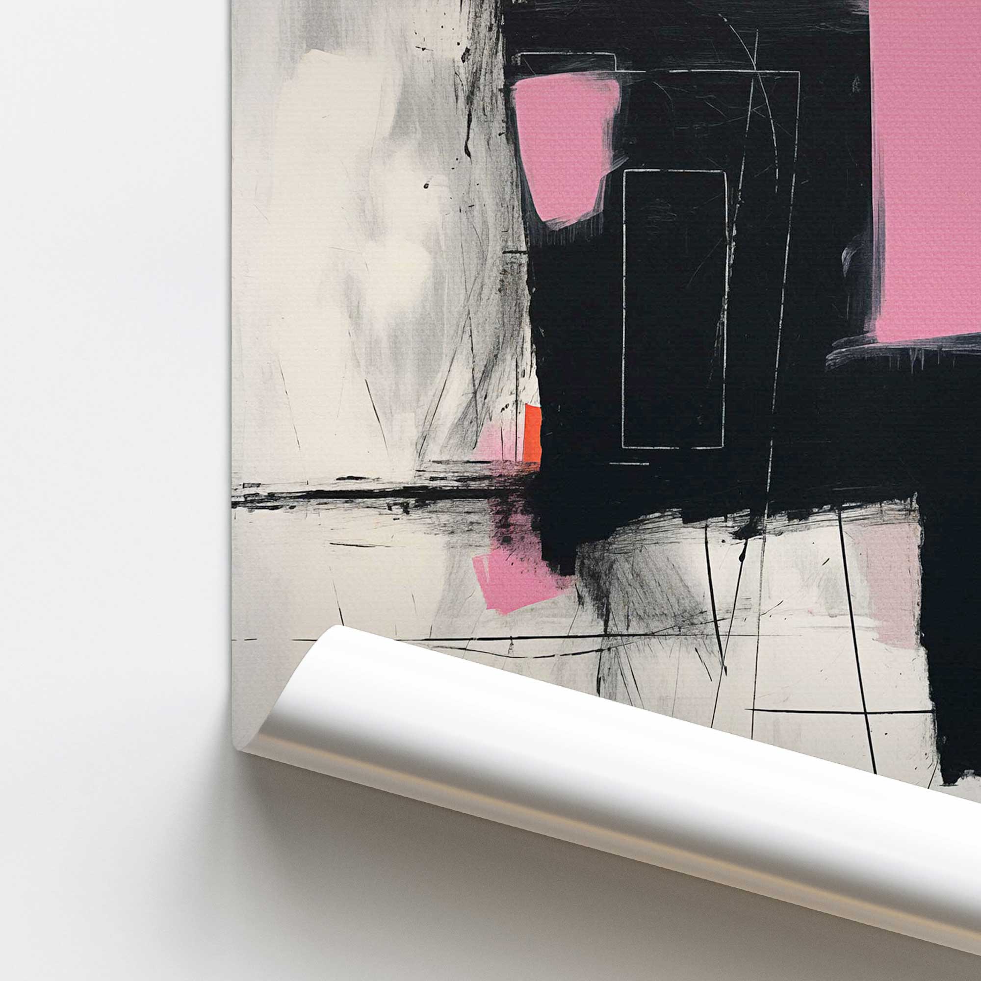 Graphite Pink Fusion v1 Promotional Rolled Print Poster - Premium Quality Wall Art Decor for Home, Office & Gifts | Perfect for Living Room, Bedroom & Workspace Aesthetics