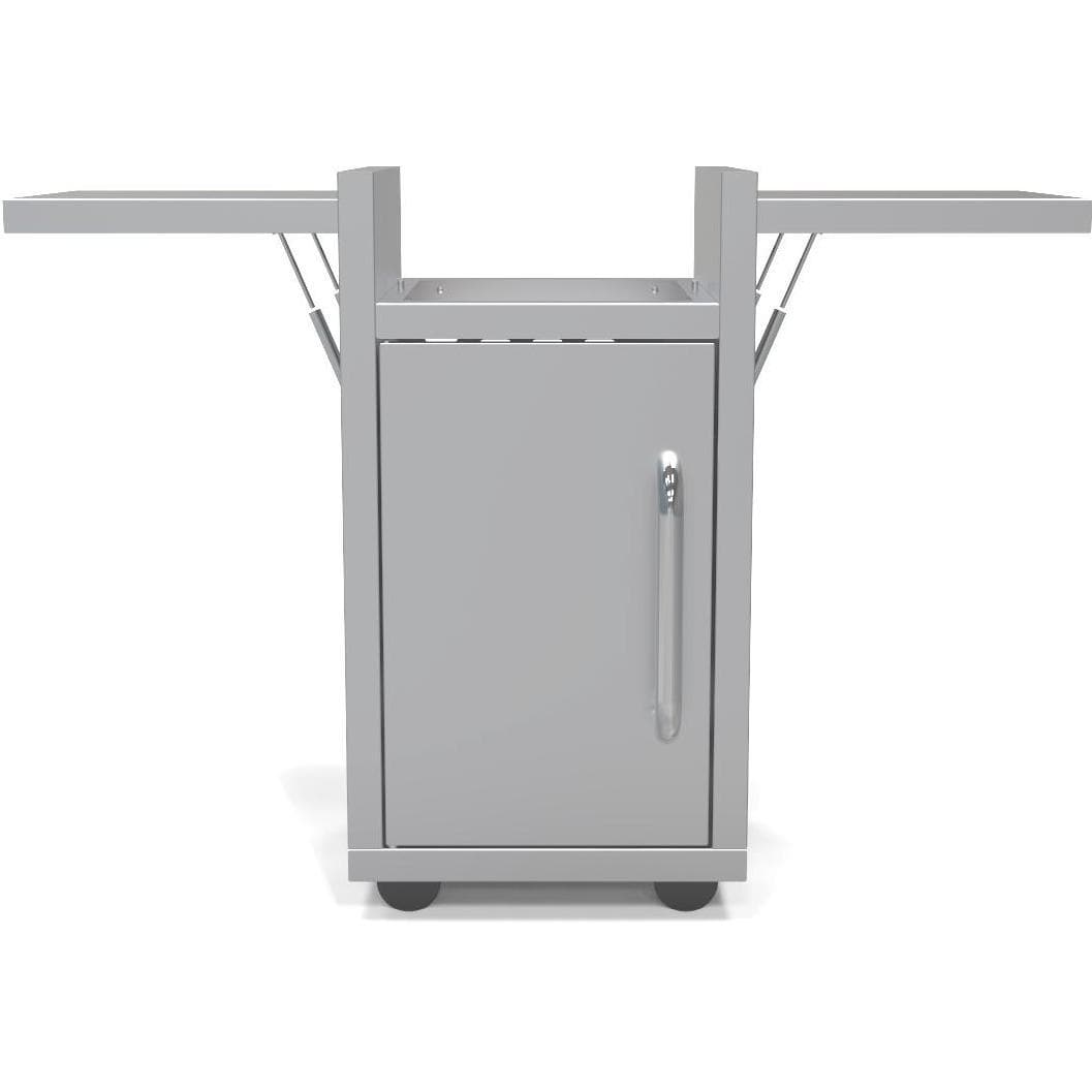 Stainless Steel Griddle Cart for 16-Inch Wee Griddle - Heavy Duty Commercial Kitchen Cart with Locking Wheels | Perfect for Outdoor Cooking, BBQ, Camping & Food Truck Use