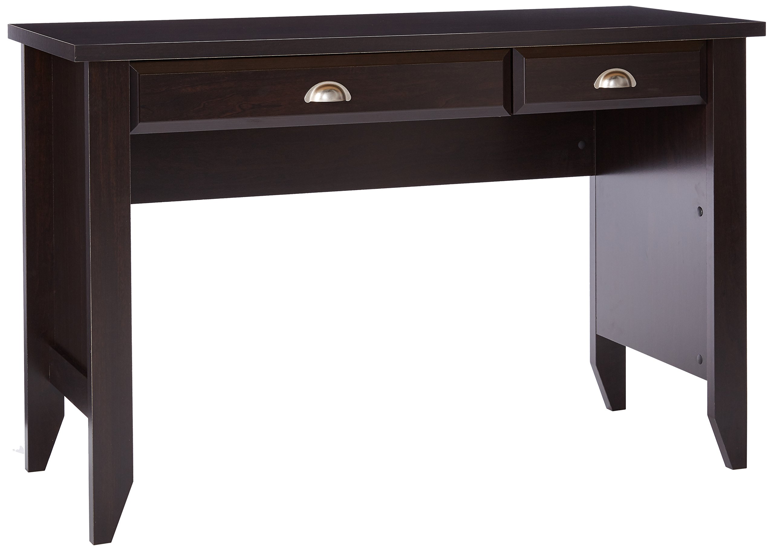 Sauder Shoal Creek Computer Desk - Jamocha Wood Finish for Home Office, Study & Workspace | Durable & Stylish Writing Desk