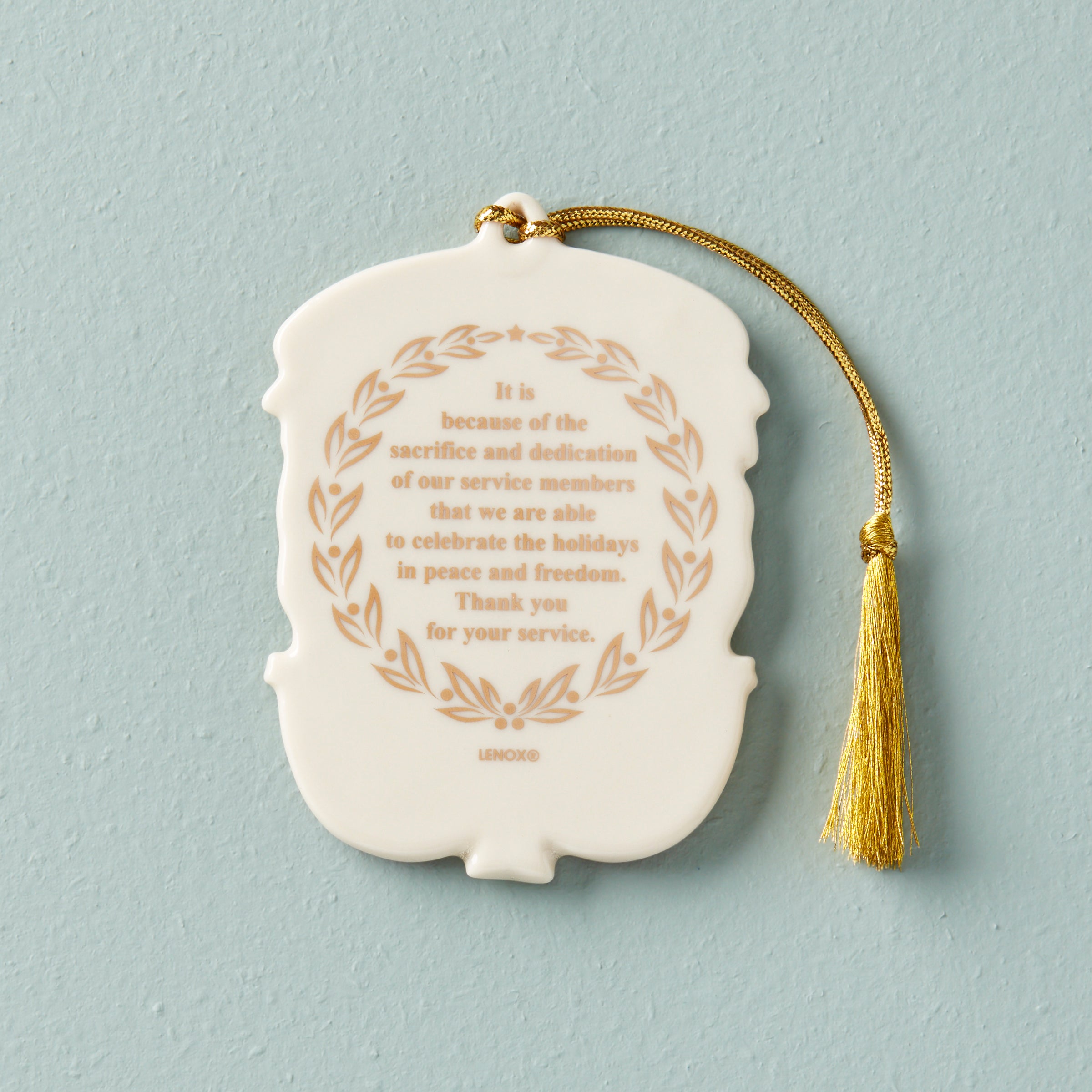 Thank You For Your Service Ornament - Military Appreciation Gift for Veterans, Soldiers & First Responders - Perfect for Christmas, Memorial Day & Veterans Day Decor