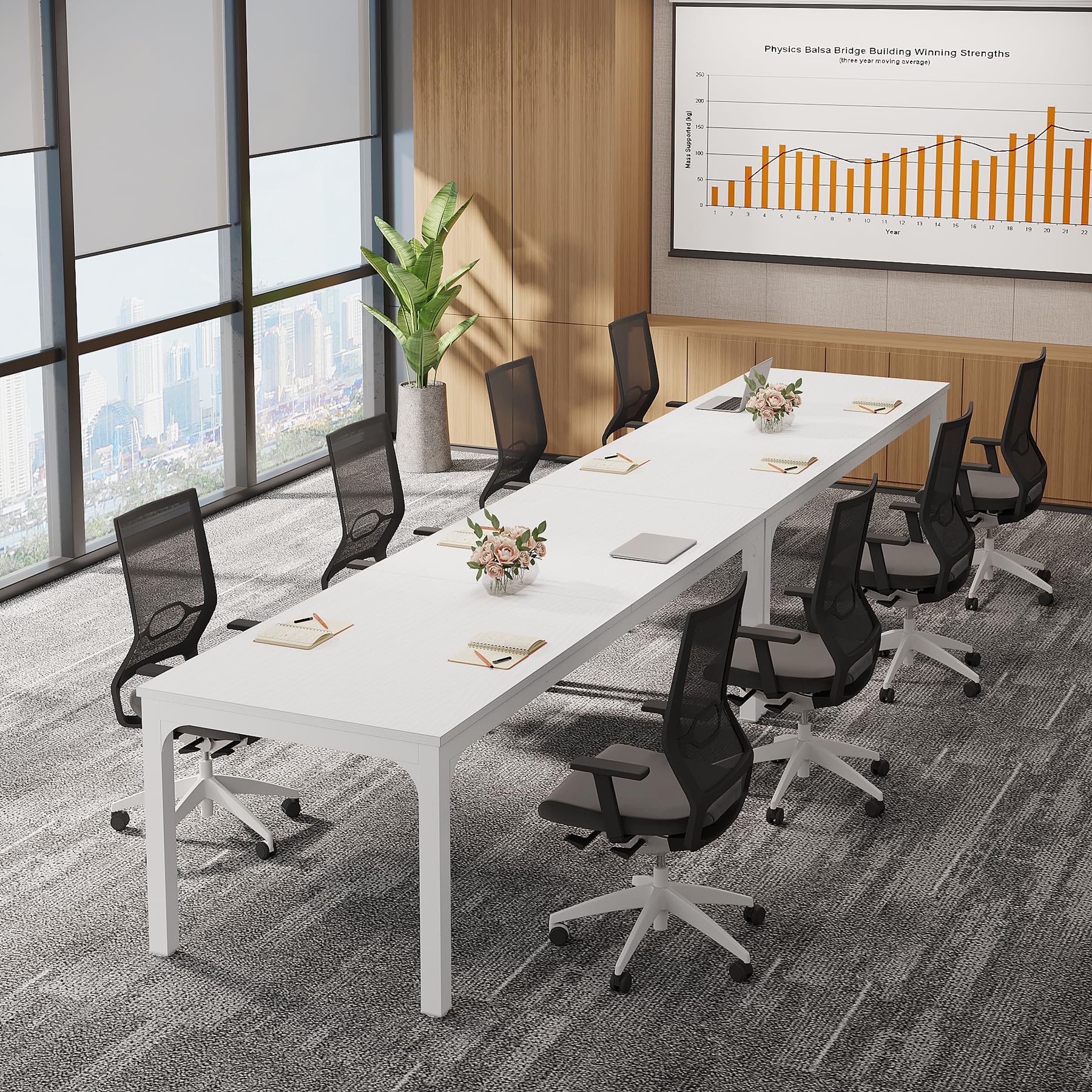 Tribesigns 6.5ft Modern Conference Room Table - 78.74