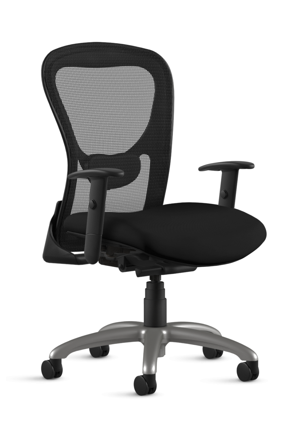 9 to 5 STRATA Mid Back Task Chair (1560) - Ergonomic Office Chair for Home & Work, Adjustable Height & Lumbar Support - Perfect for Desk Work, Gaming & Study