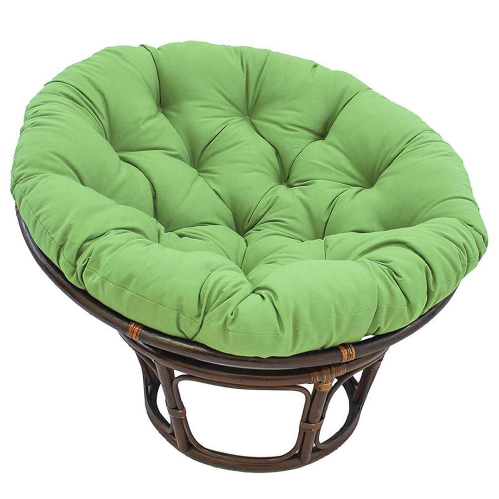 Breathable Thick Seat Cushion - 1PC Removable Chair Pad for Hammocks, Swings & Office Chairs | Comfortable Support for Indoor/Outdoor Use | Green Color