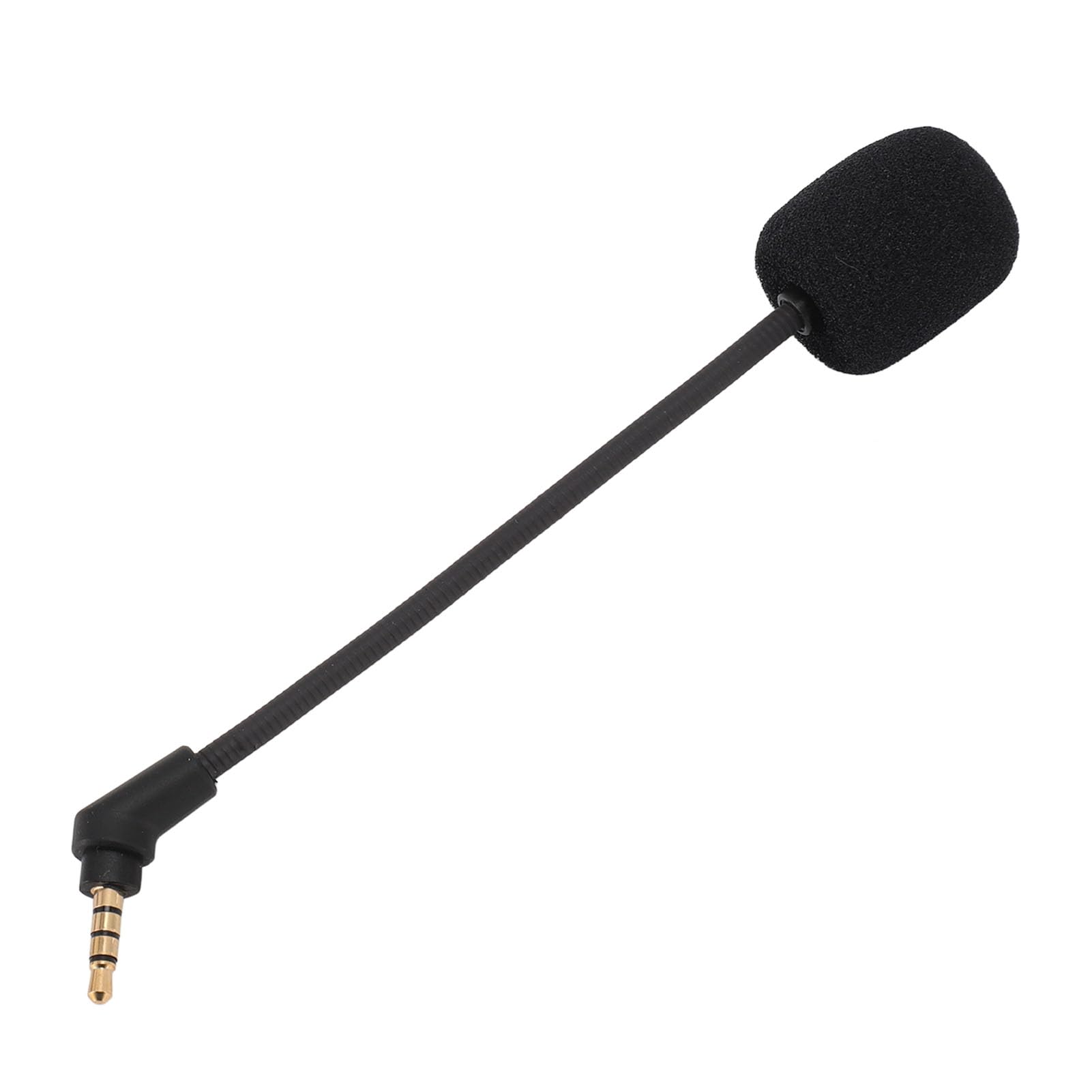 Plyisty Detachable Boom Mic Replacement for HyperX Cloud Flight & Flight S Gaming Headset - 3.5mm Gold Plated Microphone for PC, PS4, Xbox - Perfect for Streaming, Online Gaming & Voice Chat