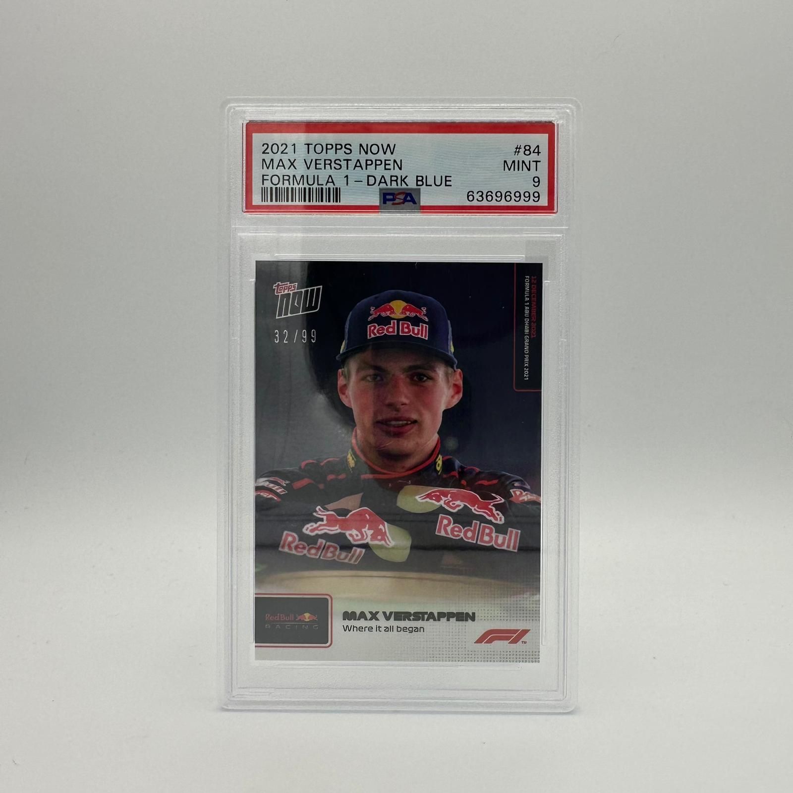 PSA 9 Graded /99 Max Verstappen 