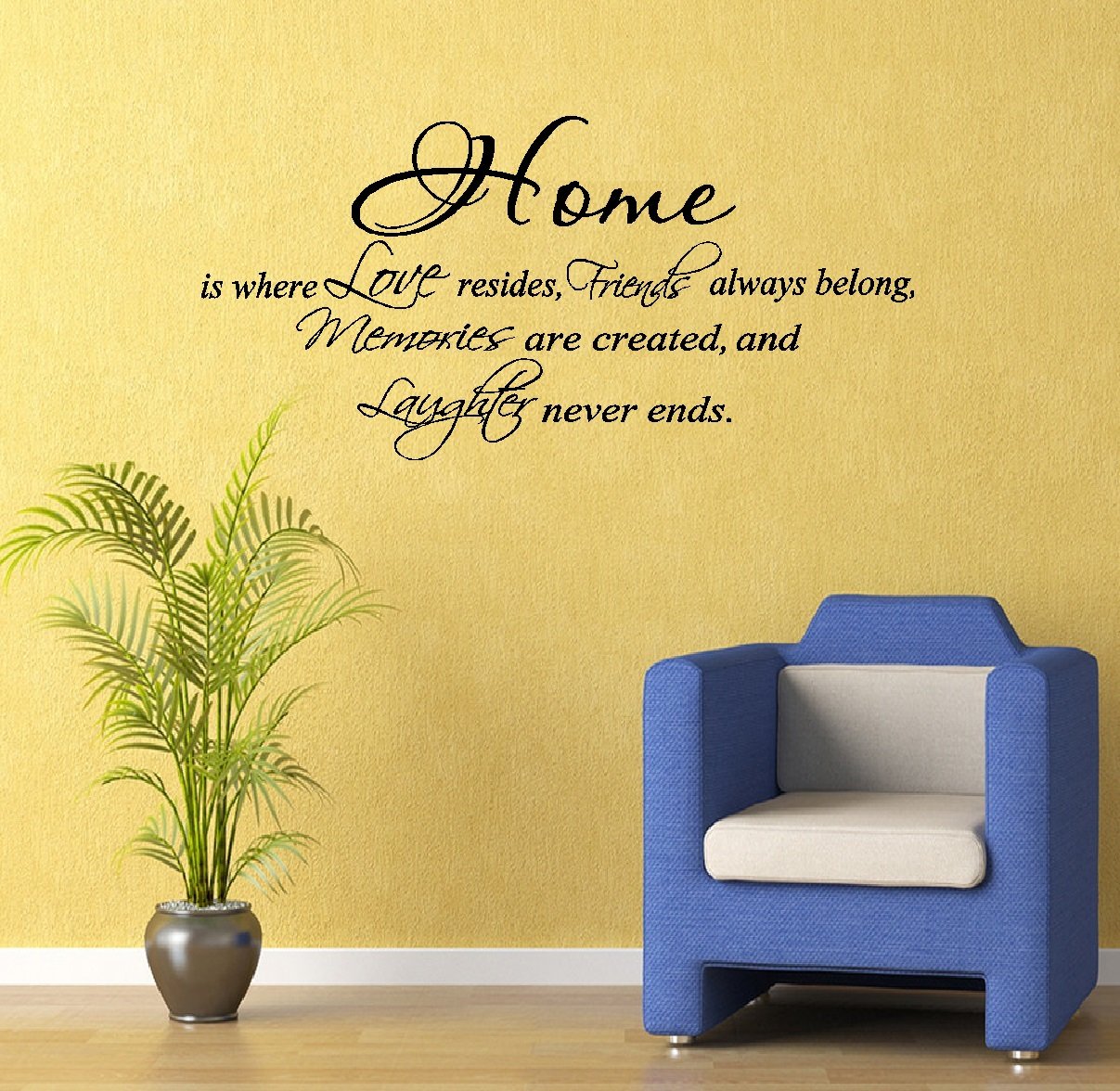 BestPricedDecals 'Home is Where Love Resides' Wall Decal - 13
