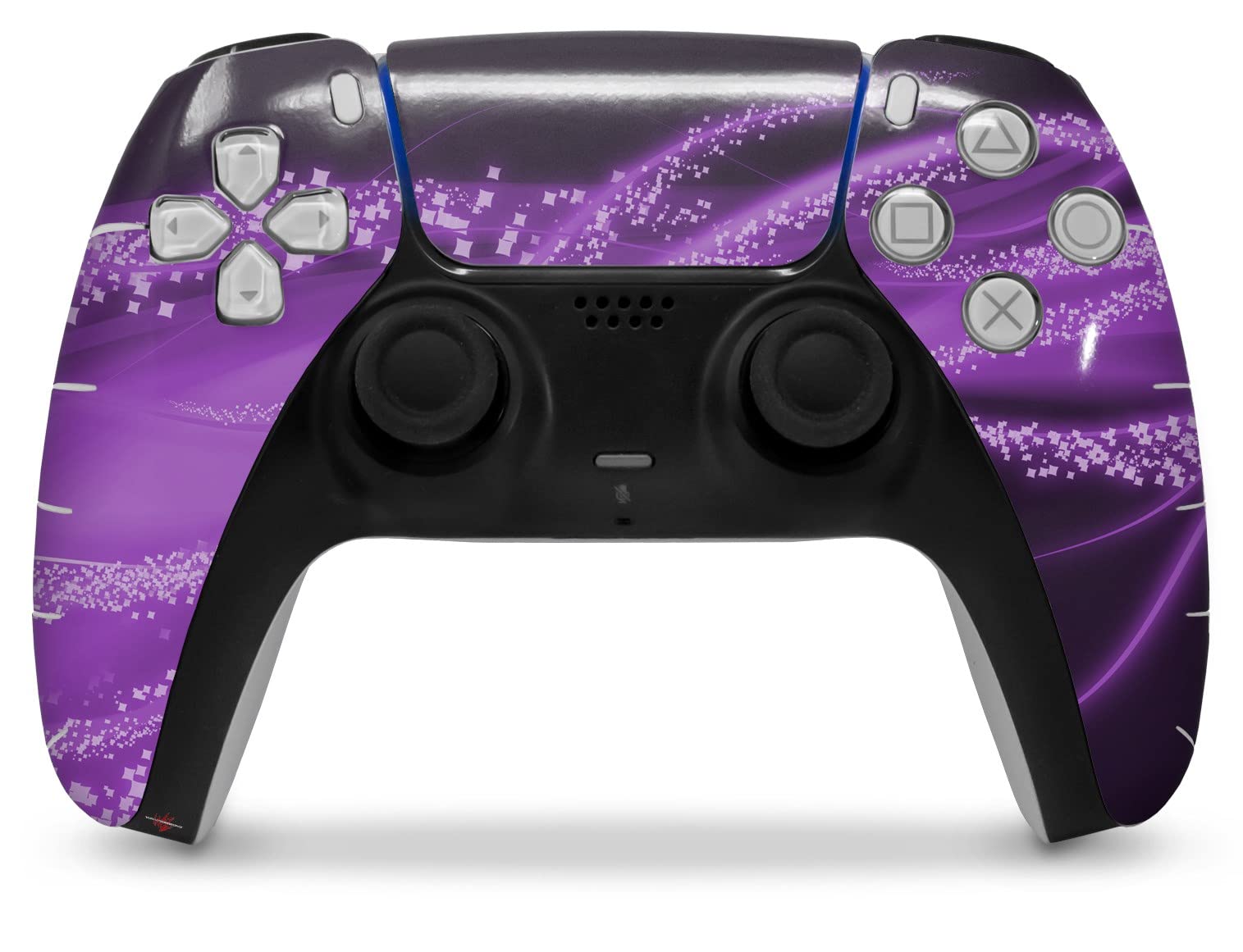 PS5 DualSense Skin Wrap - Mystic Vortex Purple for Gaming Protection