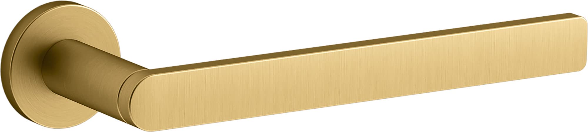 Kohler K73145-2MB 8-Inch Modern Brushed Brass Towel Bar - Bathroom Wall Mounted Towel Rack for Contemporary Home Decor & Spa-Like Experience