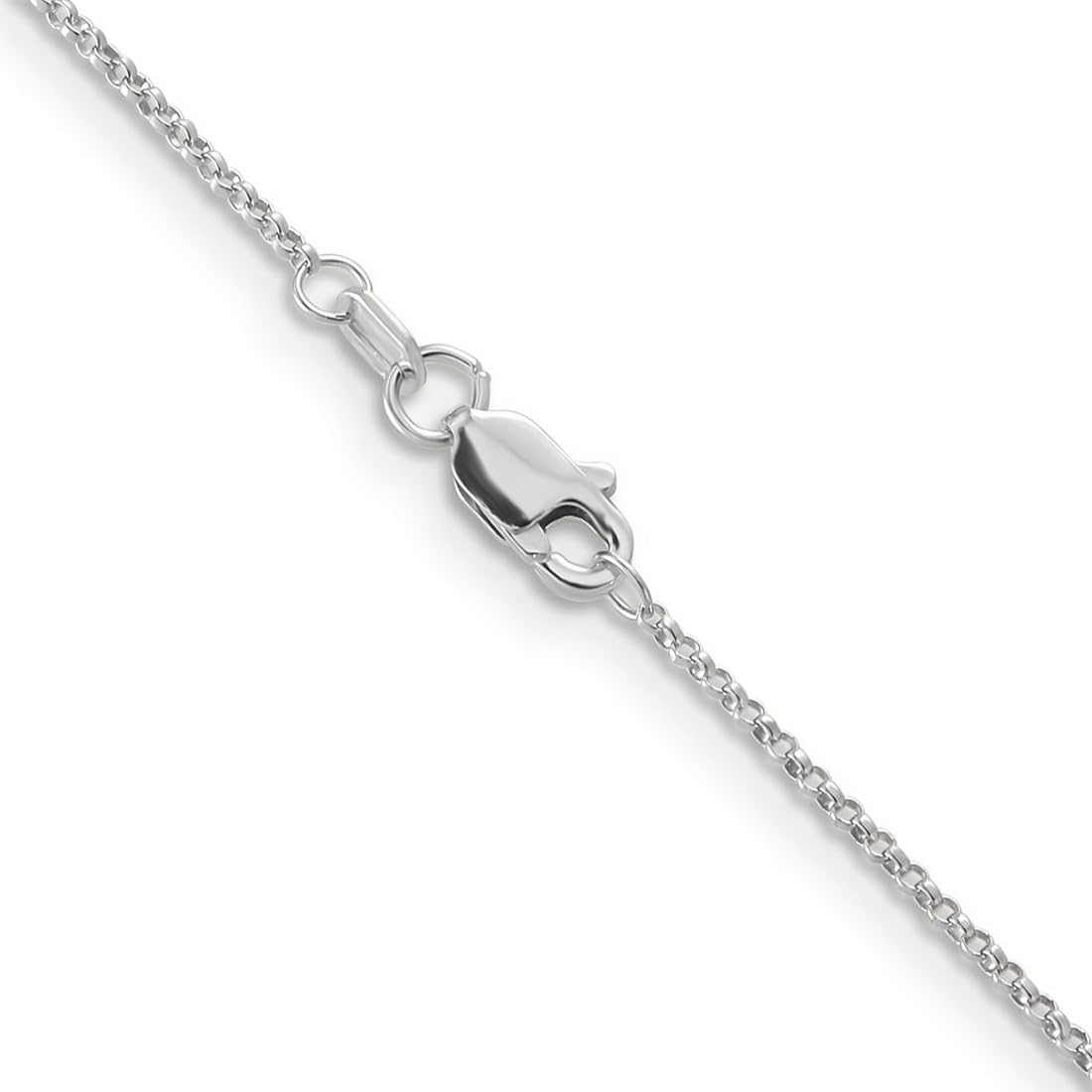14k Gold Rolo Pendant Necklace Chain for Women & Men - Adjustable Lengths 16