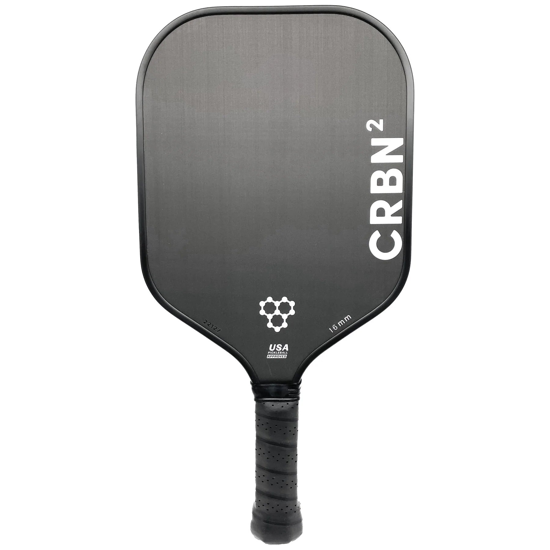 CRBN² Square Pickleball Paddle - Carbon Fiber Face with Polymer Core - Lightweight & Durable for Competitive Play - Perfect for Indoor & Outdoor Pickleball Games