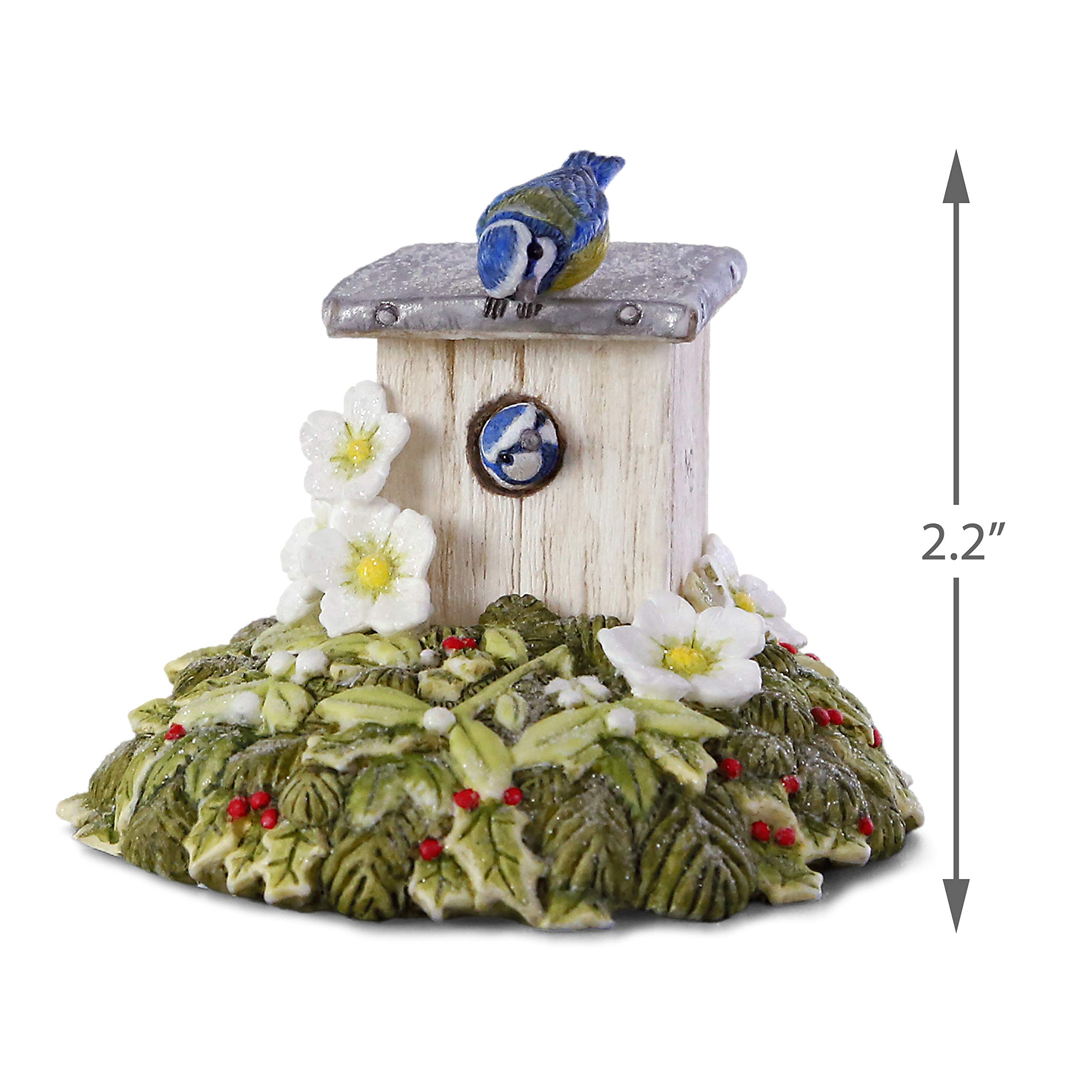 Hallmark Keepsake Christmas Ornament 2019 - Marjolein's Garden Tweet Home Bird House Collectible - Perfect for Holiday Decorations & Gift Giving