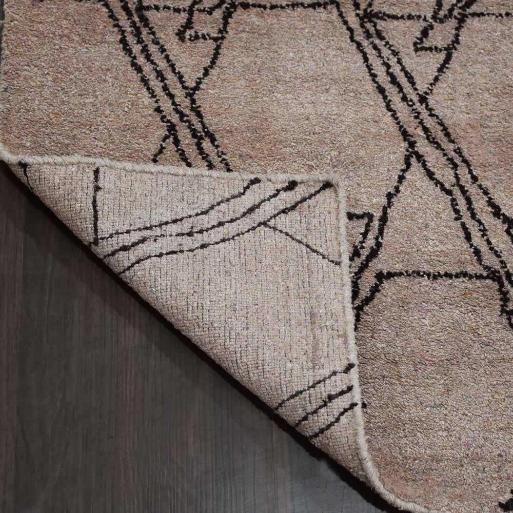 Elysium Hand Knotted Rug - Premium Handmade Wool Area Rug for Living Room, Bedroom & Dining Room - Boho Chic Home Decor for Cozy & Stylish Interiors