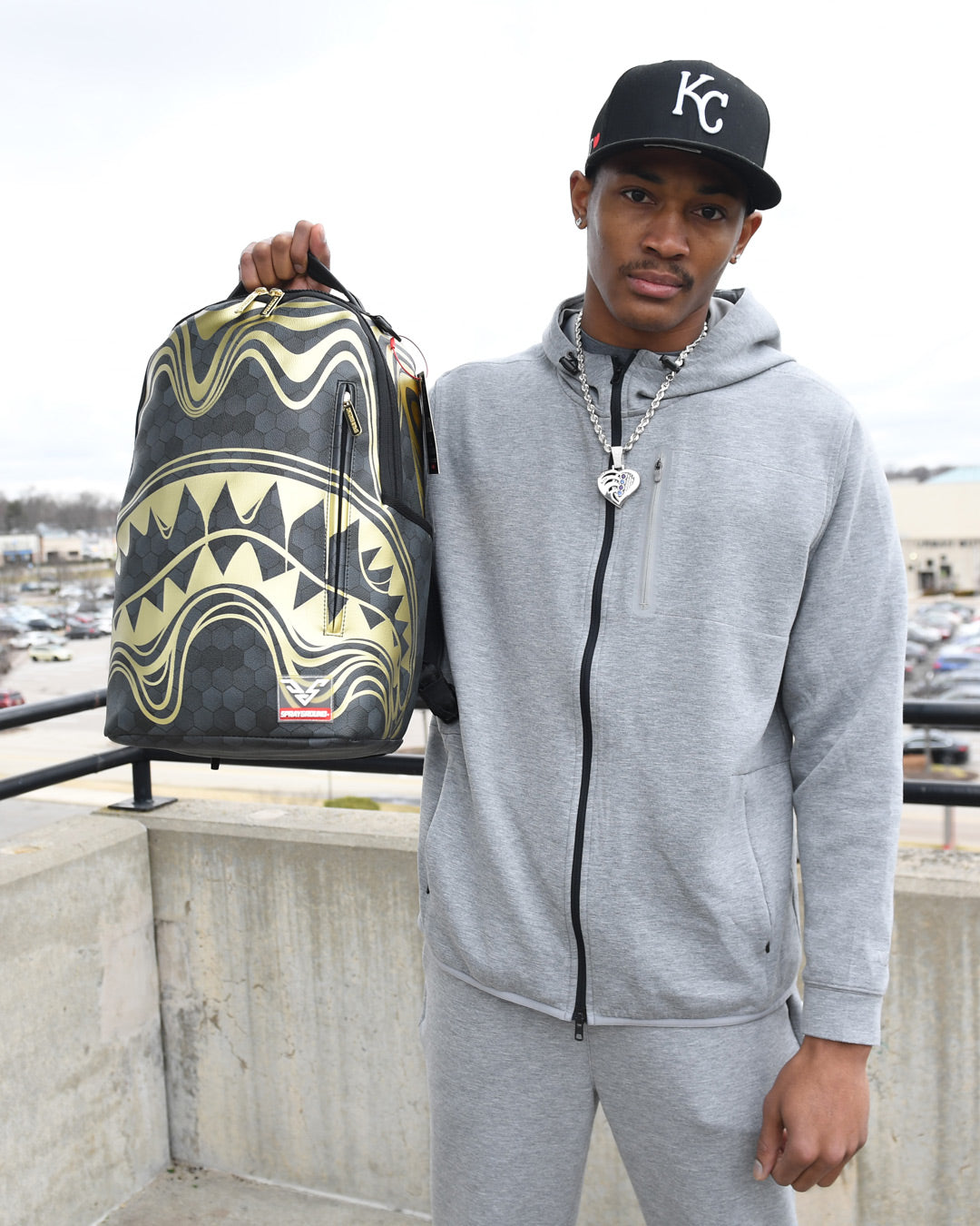 HONEYCOMB DEVONTA SMITH COLLABORATION BACKPACK - Lightweight Durable College Bookbag for Students, Travel & Sports - Perfect for School, Gym & Everyday Use