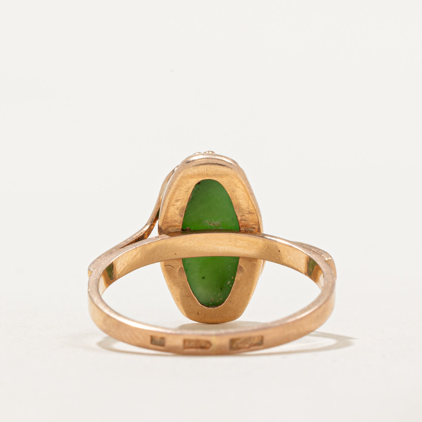 Exquisite 4.90ct Nephrite Jade Cocktail Ring - Size 8 | Elegant Green Gemstone Jewelry for Women | Perfect for Evening Parties, Weddings & Special Occasions