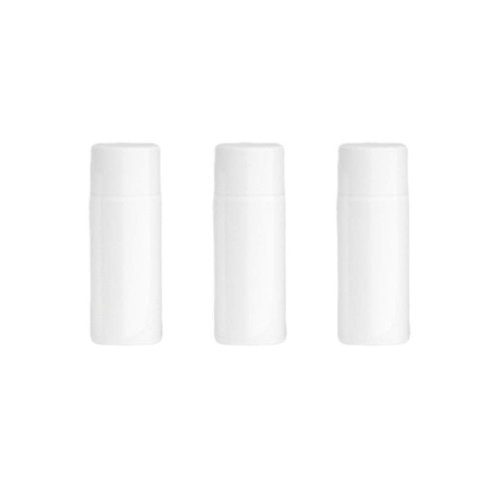 3pcs Cabilock Vacuum Pump Bottles for Lotion & Makeup - Clear Travel-Friendly Press Dispenser with White Pump (Ideal for Skincare, Cosmetics & Travel)
