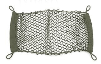 OE Replacement Pewter Cargo Net for 2012-2013 Chevrolet Sonic Sedan & Hatchback - Part #95964984 - Perfect for Securing Groceries, Sports Gear & Luggage in Your Trunk