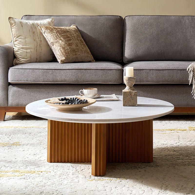 Oswald 2-Piece Living Room Coffee Table Set with Optional Side Table - Modern End Tables for Small Spaces, Sofa & Living Room Decor