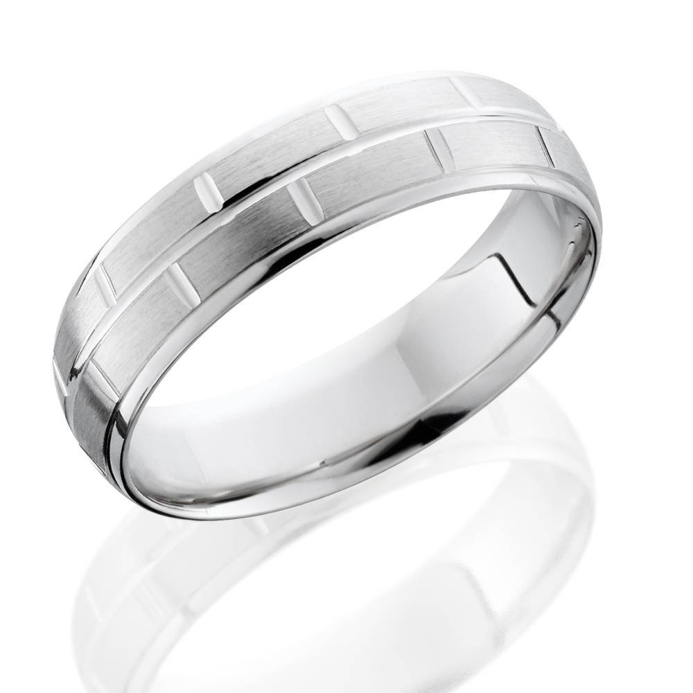 6mm Handmade Brushed 14K White Gold Wedding Band for Men - Perfect for Engagement, Anniversary & Everyday Wear