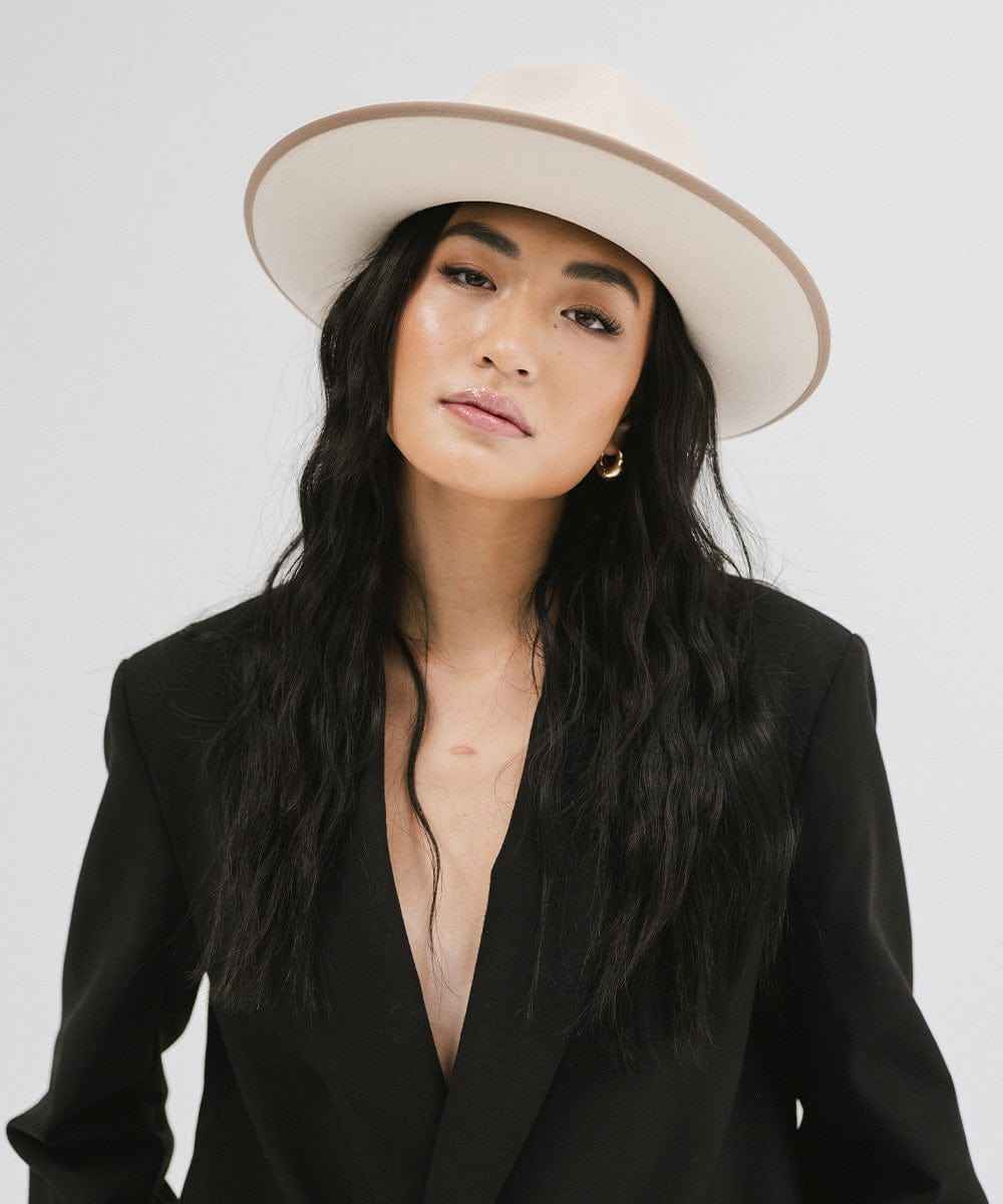 Monroe Rancher Fedora Hat for Men & Women - Western Style Cowboy Hat with Wide Brim - Perfect for Outdoor, Rodeo, and Country Music Events