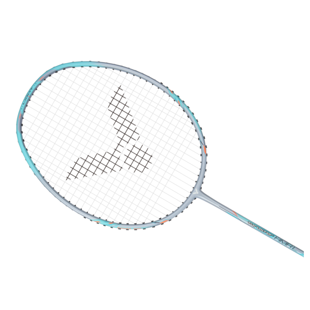 Thruster K HMR Lightweight Pre-Strung Badminton Racket - Aqua Blue | Professional Badminton Equipment for Training & Competitive Play