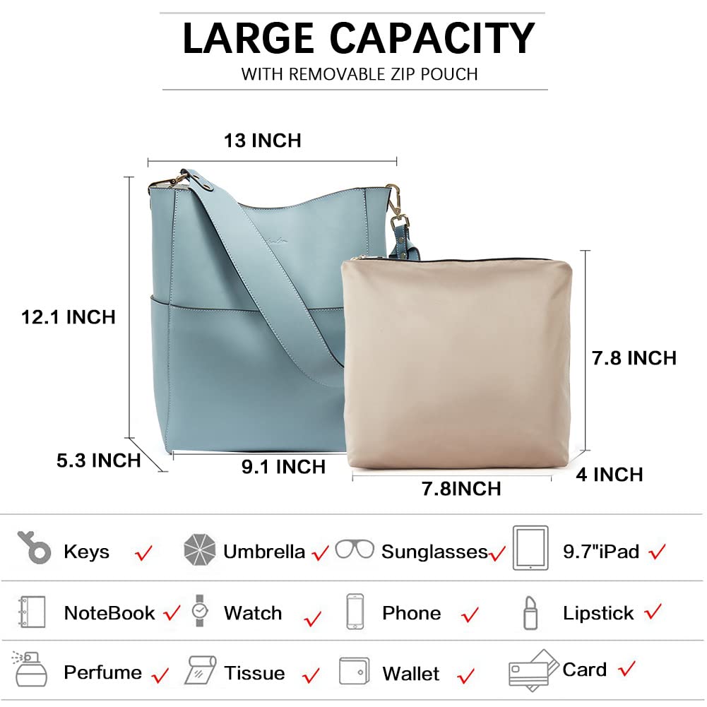 BOSTANTEN Genuine Leather Designer Handbag for Women - Stylish Tote, Shoulder & Bucket Purse | Perfect for Work, Travel & Everyday Use