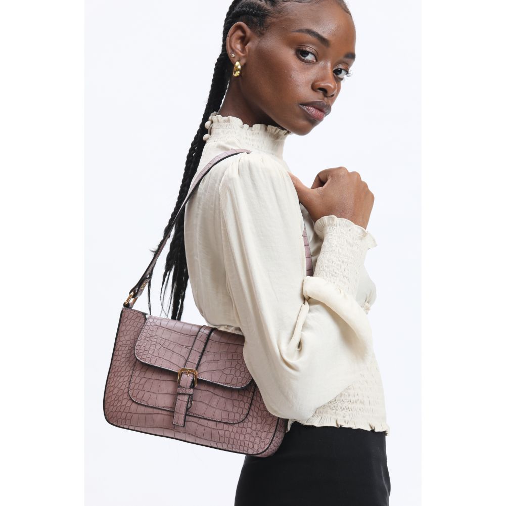 Adwen Genuine Leather Crocodile Print Crossbody Bag for Women - Stylish & Durable Handbag for Daily Use, Travel, and Shopping
