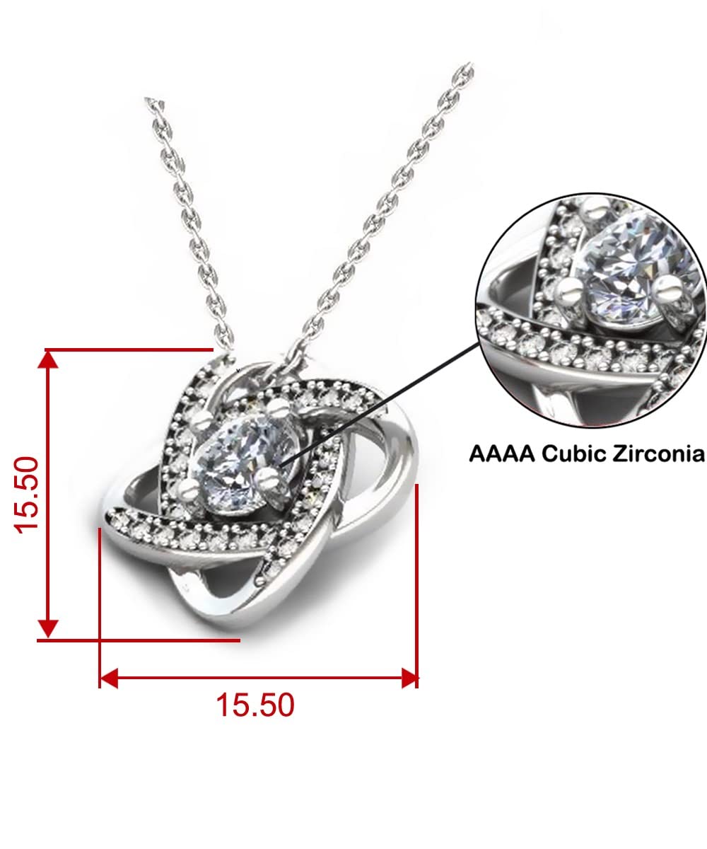 Funny Sister-in-Law Gift - 'I May Not Be Perfect' Sterling Silver Cubic Zirconia Necklace | Birthday Present for Sister or Sister-in-Law | Perfect for Birthdays, Anniversaries & Special Occasions