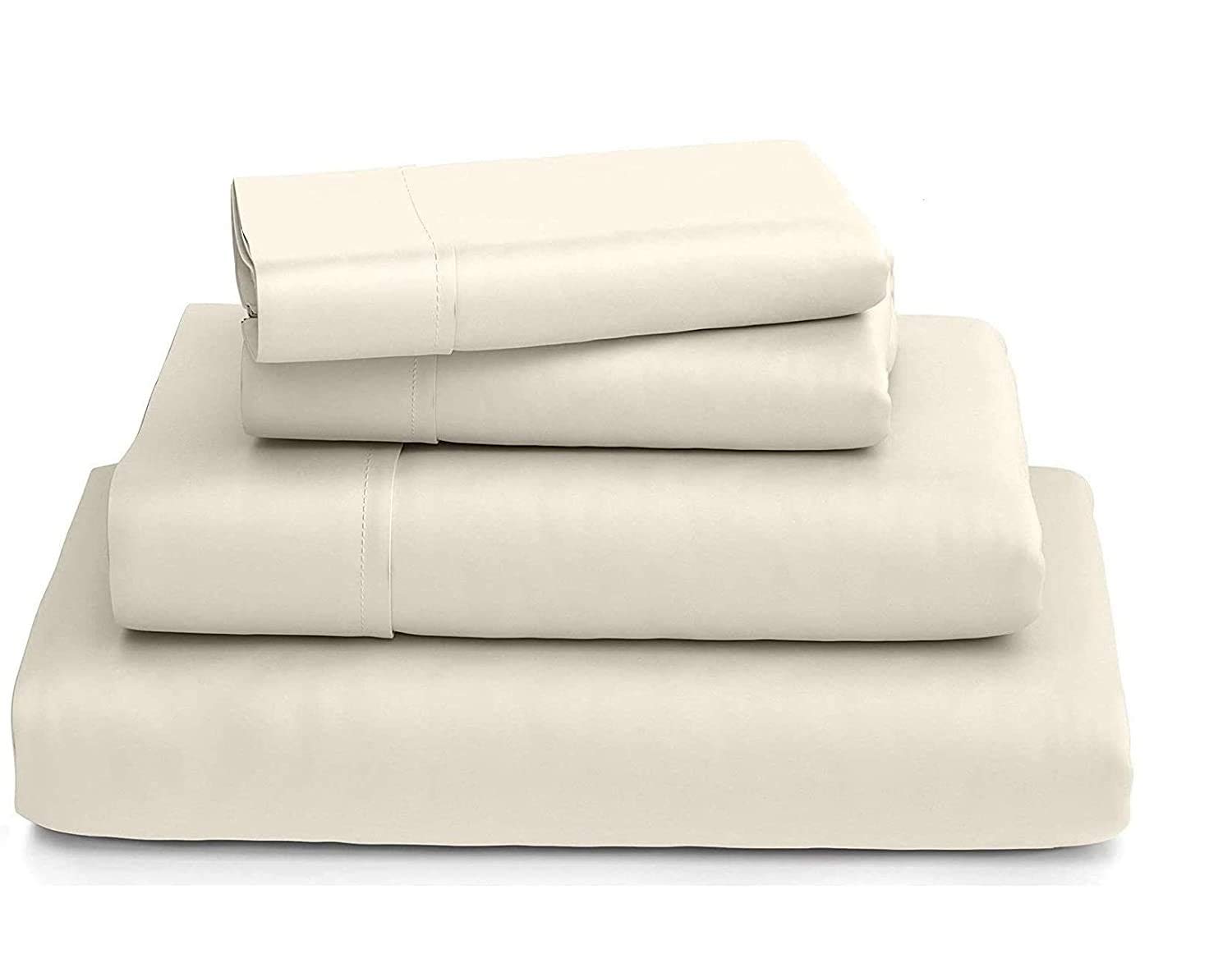 Premium 100% Giza Cotton RV King Sheets 72x80 - 4-Piece Deep Pocket (18