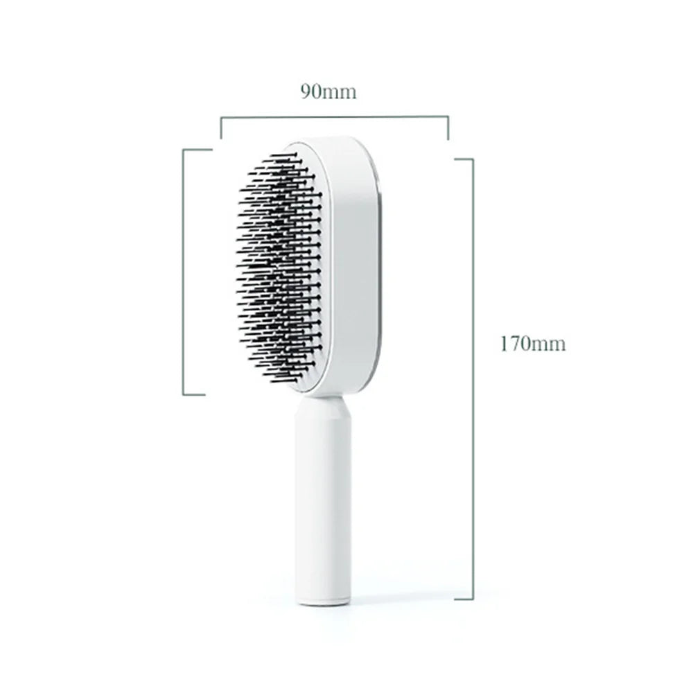 Scalp Massager Brush for Hair Growth - Detangling & Exfoliating Hair Brush with Soft Bristles - Perfect for Dry, Wet, or Curly Hair - Home & Salon Use