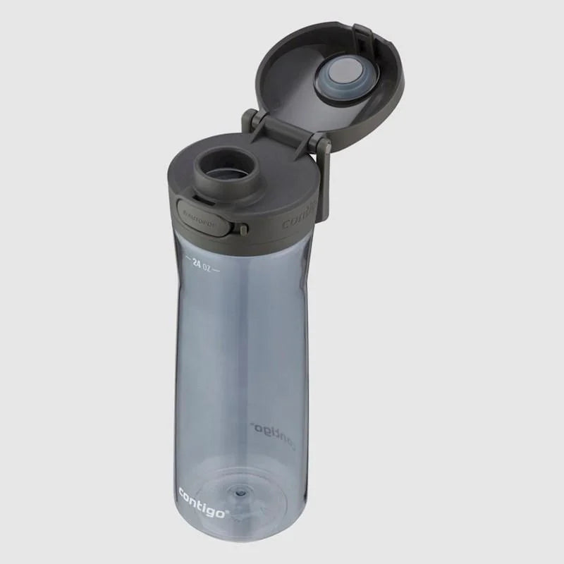 Contigo Autopop Stainless Steel Water Bottle 24oz (709ml) - Leakproof, Insulated & One-Hand Operation - Perfect for Gym, Hiking & Outdoor Activities