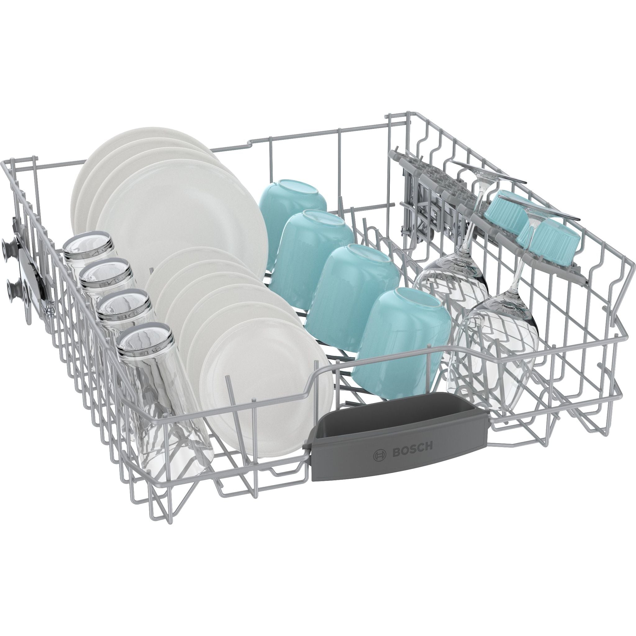 Bosch 300 Series SHE53C85N Stainless Steel Built-In Dishwasher - Energy Star Certified, Ultra-Quiet 44 dBA, 16 Place Settings - Perfect for Kitchens, Restaurants, and Large Families