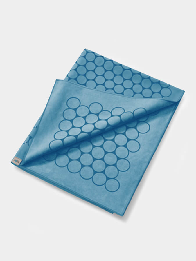 Non-Slip Agoy Gecko Touch Yoga Towel - Ultra Absorbent & Eco-Friendly for Hot Yoga, Pilates & Workouts - Perfect for Grip & Sweat Control in Studios or Home Gym