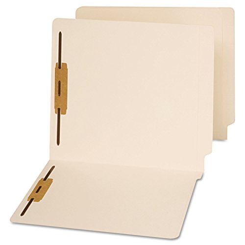 Universal UNV13120 End Tab Folders - Letter Size, 1/3 Cut, 25-Pack - Perfect for Office, School, and Home Document Organization