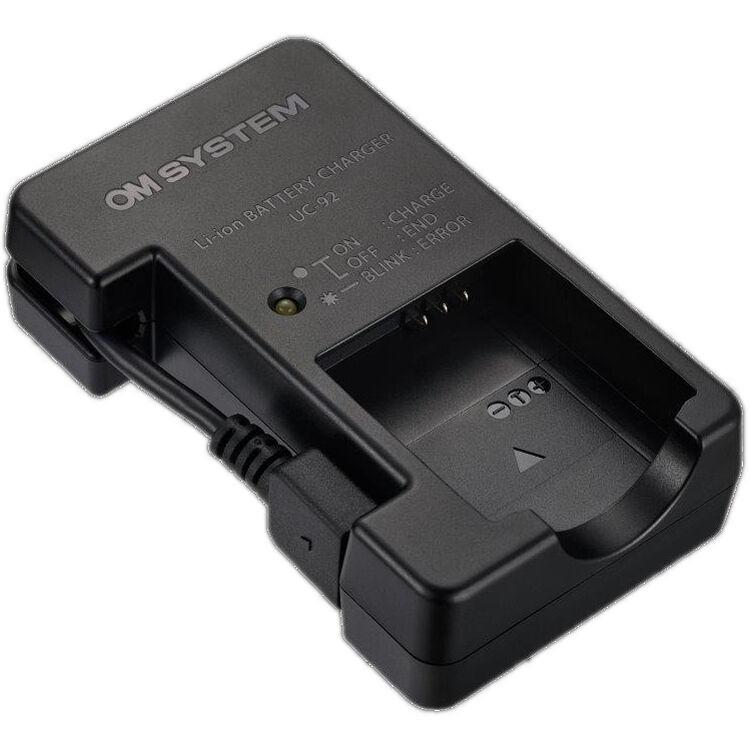 OM SYSTEM UC 92 Battery USB Charger - Fast Charging for Digital Cameras | Perfect for Travel & Outdoor Photography