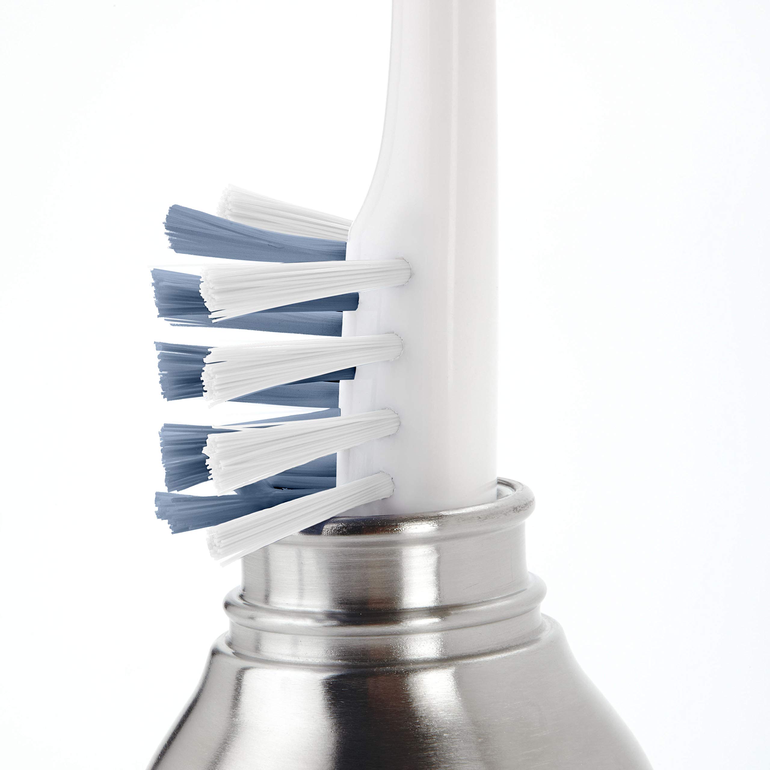 OXO Water Bottle Cleaning Set - Reusable Brush Kit for Stainless Steel & Glass Bottles | Perfect for Home, Office, Gym & Travel | Slate Gray