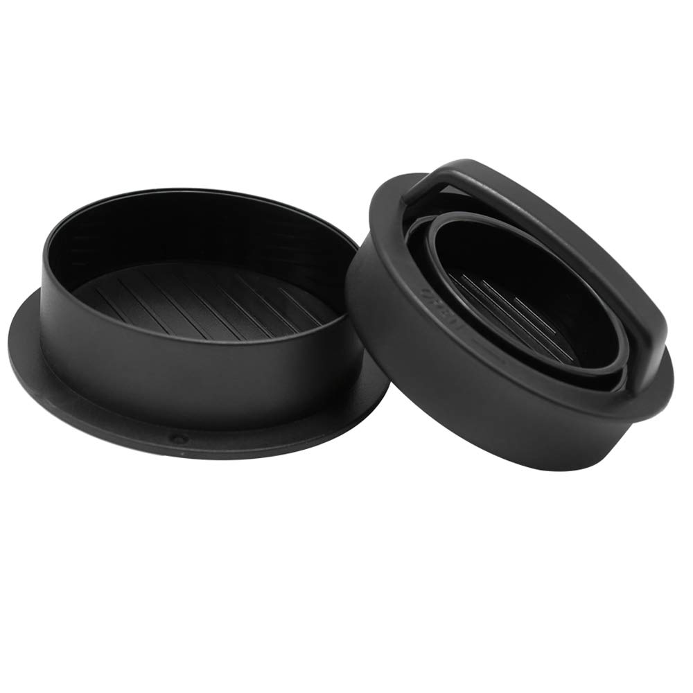 Non-Stick Hamburger Press Maker for BBQ, Grilling & Griddle - Perfect Beef Patty Maker for Hamburgers, Burgers & Sandwiches (Black, 1PC) - Ideal for Backyard BBQs, Cookouts & Home Kitchen Use