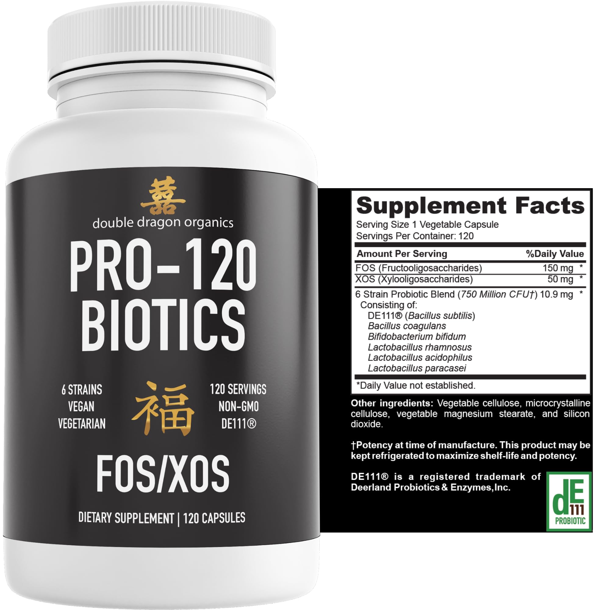 Best Probiotics Supplement for Men & Women - 120 Capsules (1 Bottle) - Supports Digestive Health & Immune System - Daily Gut Wellness for Active Lifestyles
