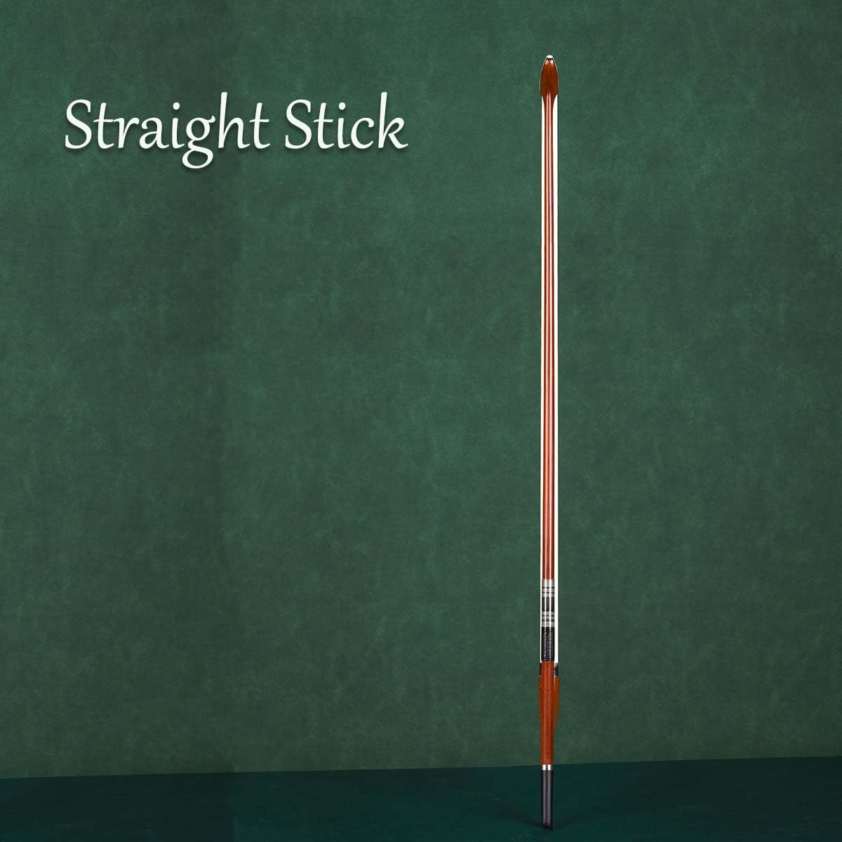 Premium German Style Double Bass Bow 4/4 Size - Handcrafted Brazilian Wood Stick with Snakewood Frog - Perfect for Orchestral Performances, Jazz Ensembles & Professional Musicians