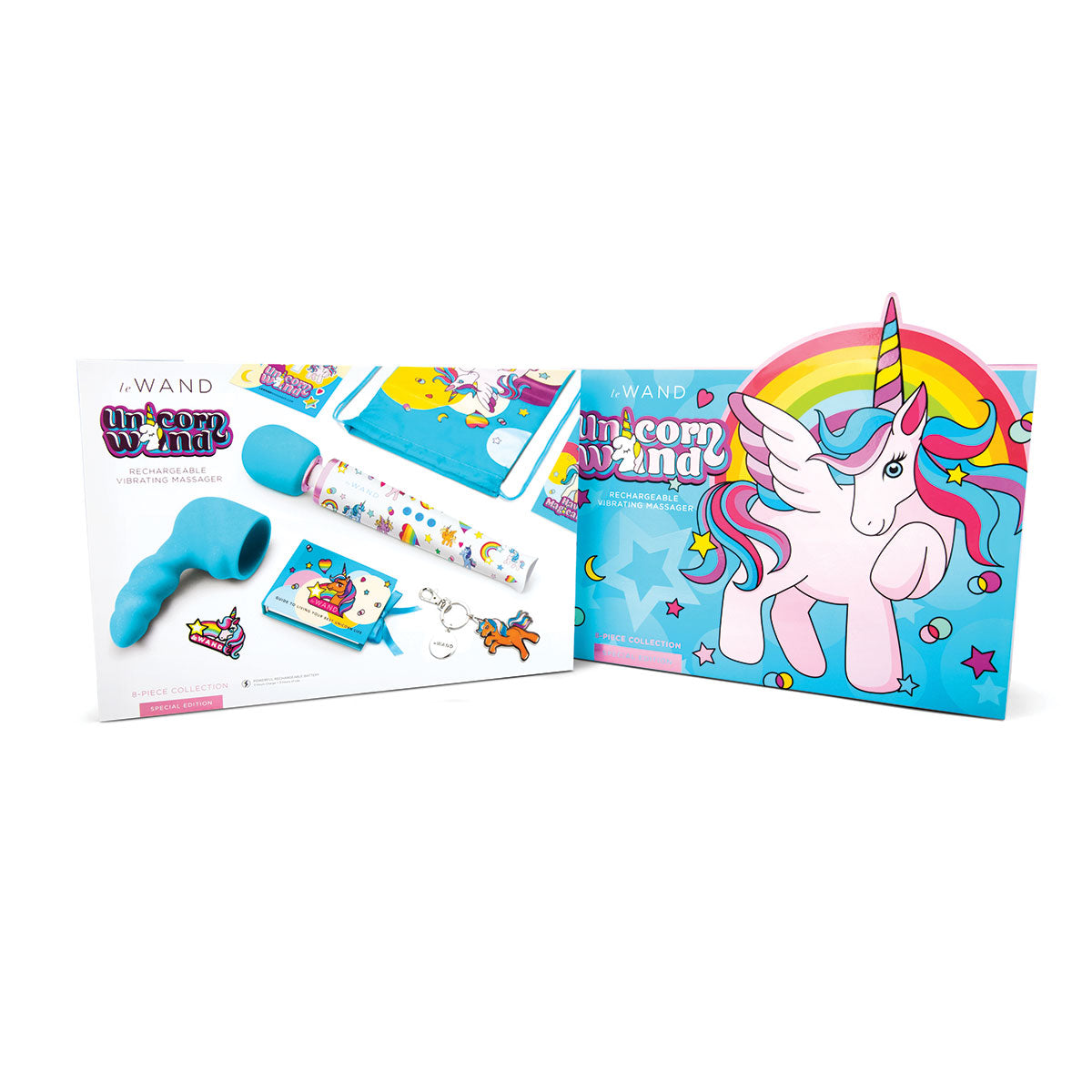 Le Wand Limited Edition Unicorn Massager Set - Premium Personal Massager for Relaxation & Stress Relief - Perfect for Home Spa, Self-Care, and Gifts