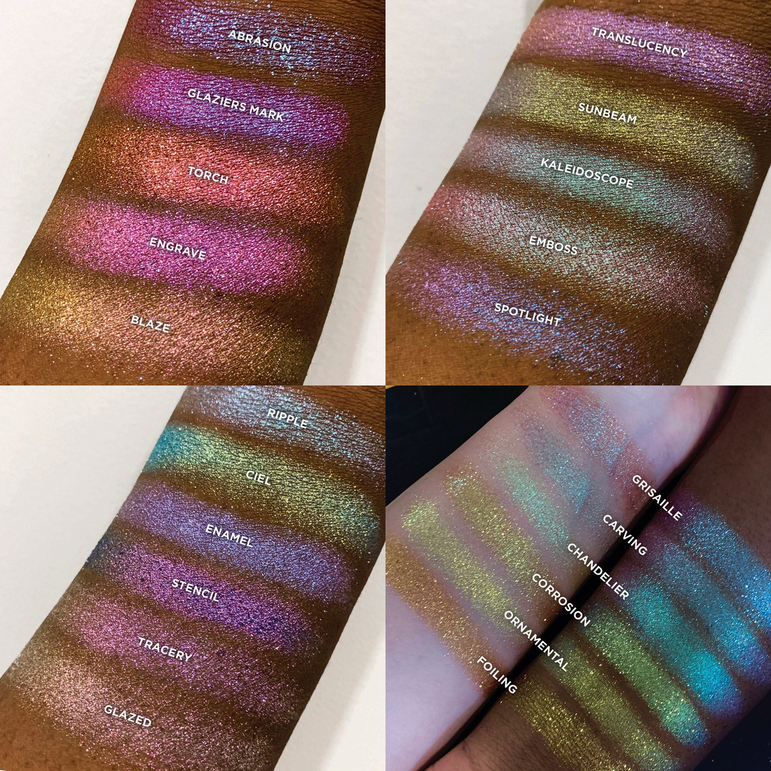 Multichrome Glitter Foil Eyeshadow - Long Lasting Shimmer & Sparkle Makeup for Party, Festival & Special Occasions