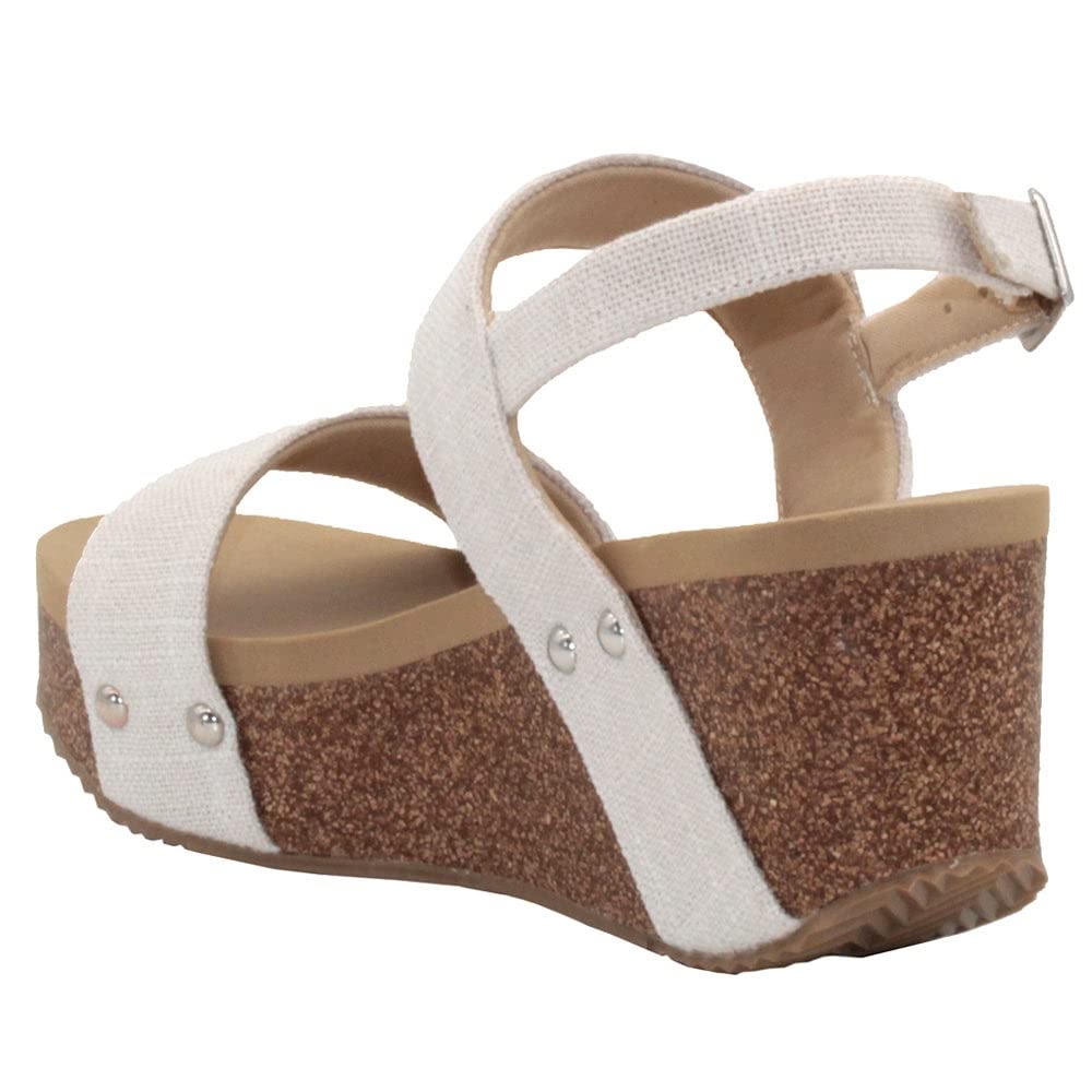 Volatile Women's Summer Love Wedge Sandals - Comfortable Casual Beach Shoes for Summer Outings, Vacations, and Daily Wear