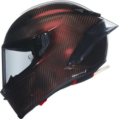 AGV Pista GP RR Red Carbon Motorcycle Helmet - ECE 22.06 Certified - High Performance Racing Helmet for Track & Street Riding - Perfect for MotoGP, Superbike & Sport Bike Enthusiasts