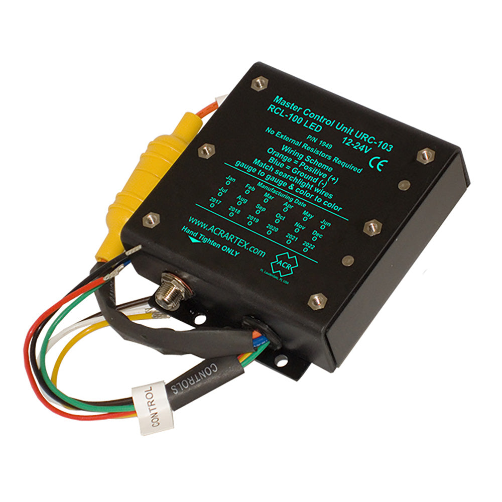 ACR URC 103 Master Controller for RCL 100 LED Searchlight - Remote Control for Marine & Emergency Lighting [1949] | Perfect for Boating, Night Fishing & Rescue Operations
