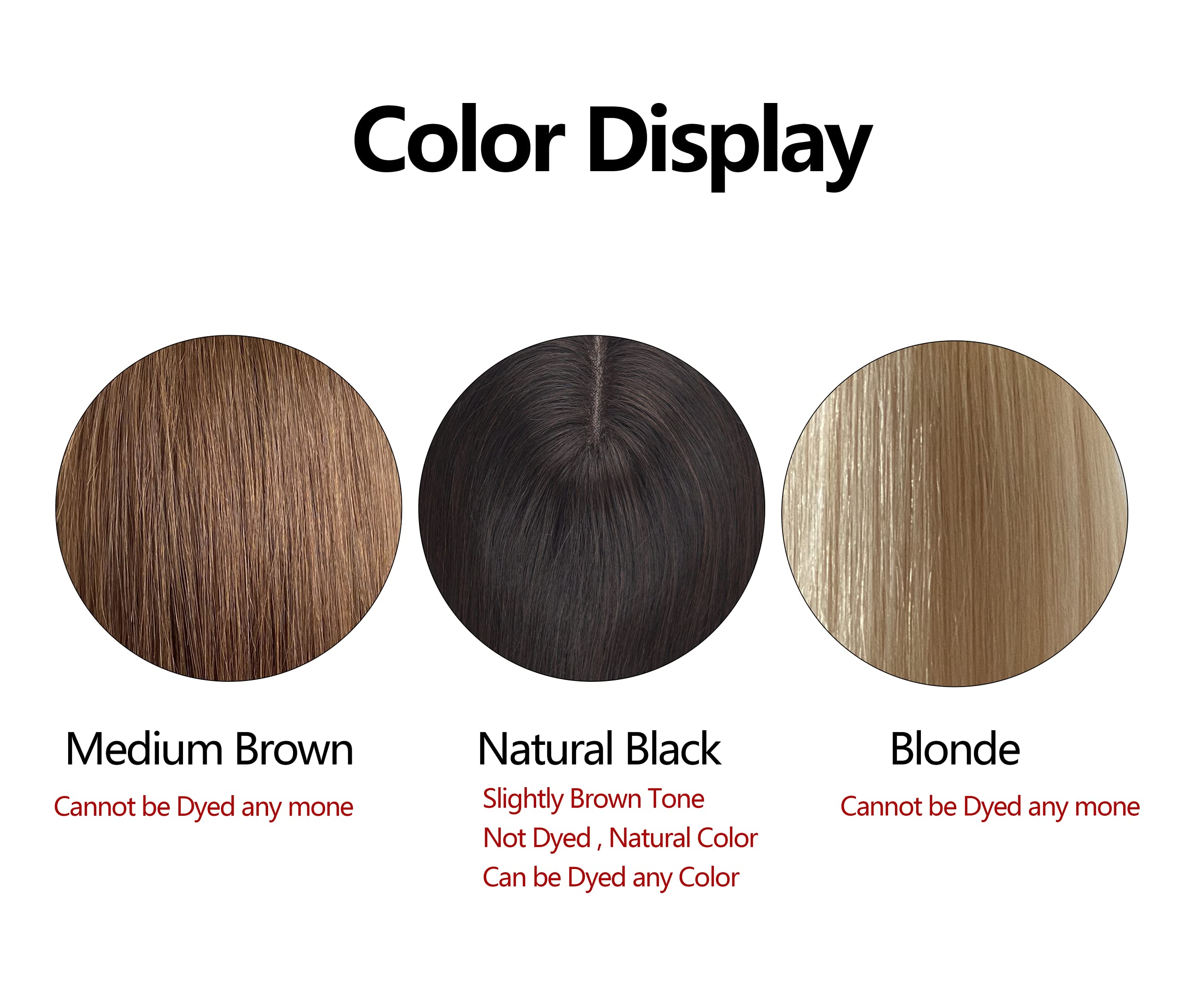 12 Inch Human Hair Toppers for Women with Thinning Hair - Silktop Base 6x6.5 with Weft, Real Virgin Human Hair Topper for Hair Loss & Grey Coverage (Natural Black) | Perfect for Daily Wear, Special Occasions & Hair Volume Enhancement