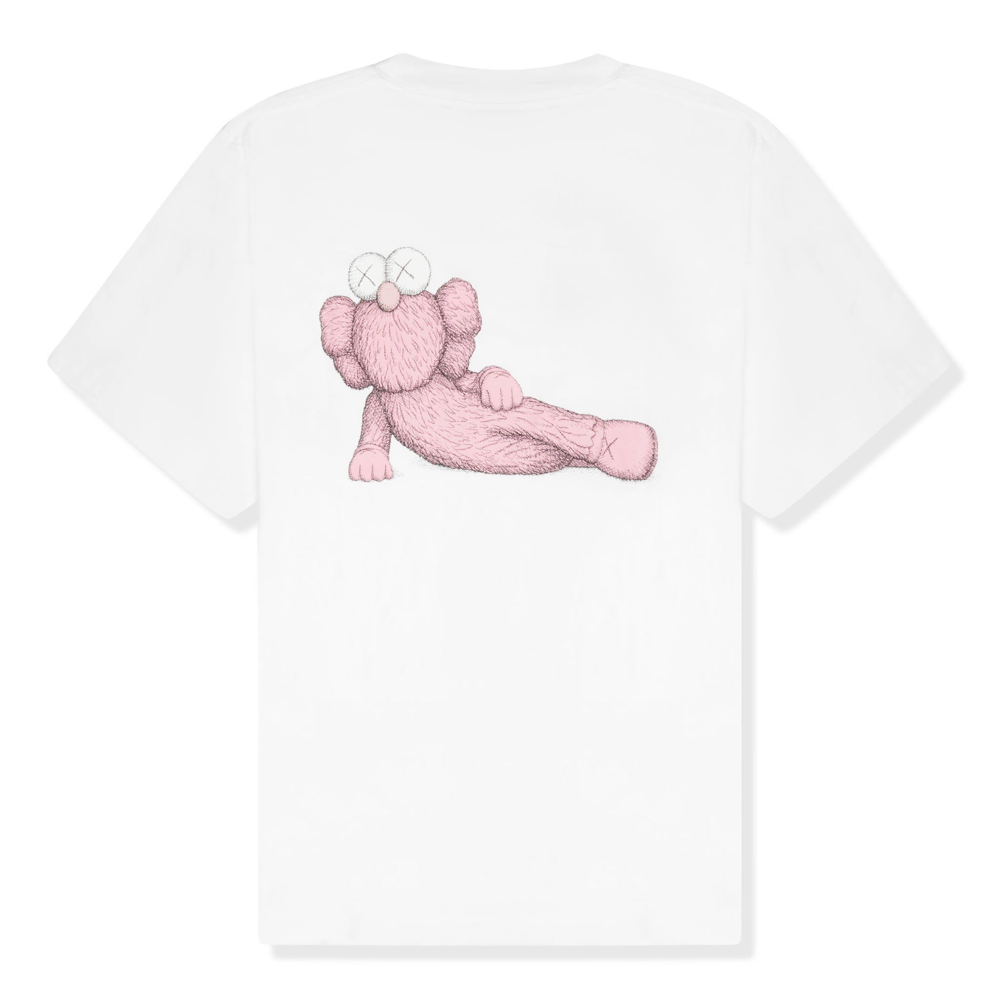Kaws x Uniqlo UT Graphic White T-Shirt for Men - Limited Edition Cotton Tee with Artist Collaboration - Perfect for Casual Wear, Street Style & Gift Giving