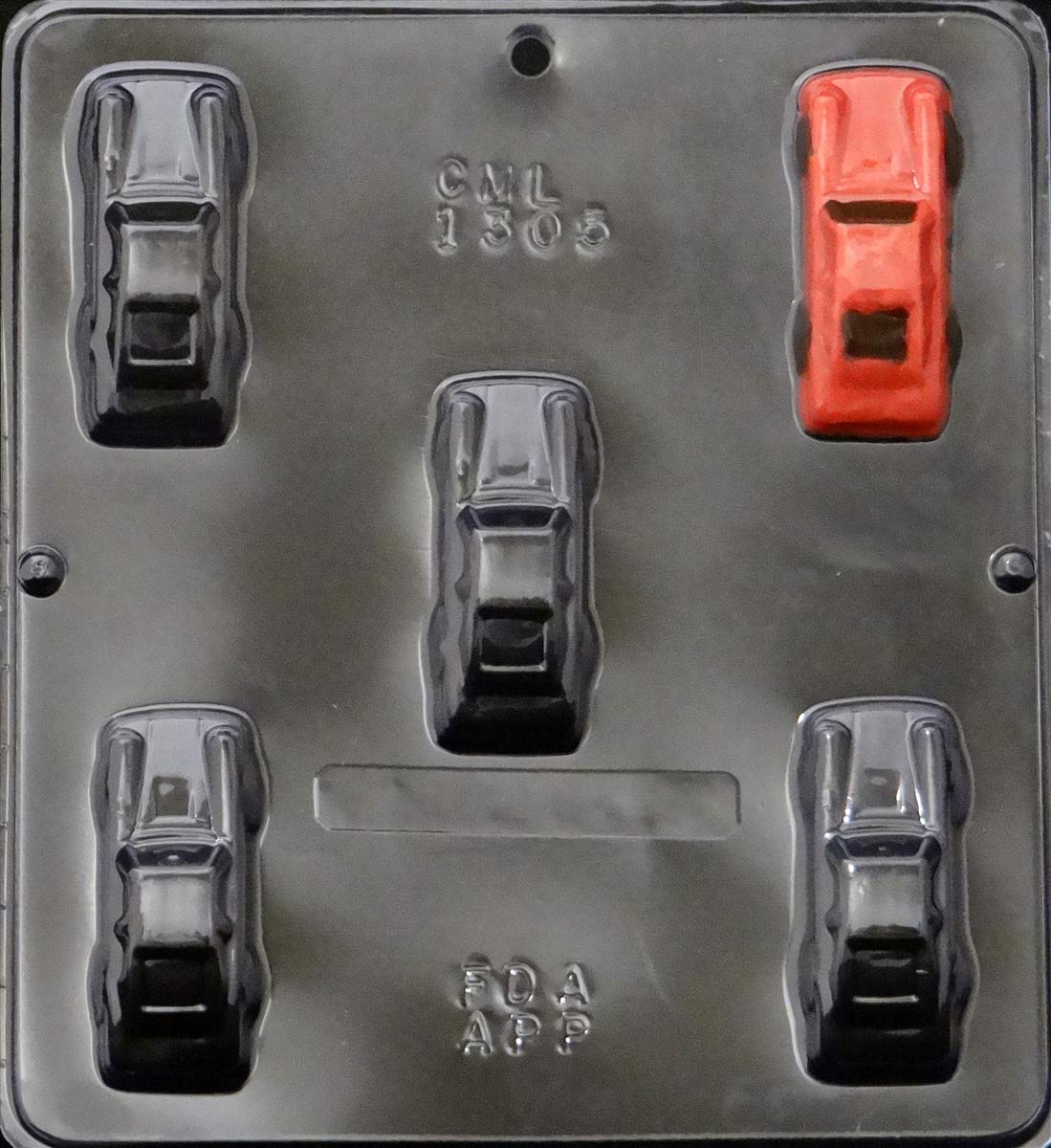 Toy Car Chocolate Candy Mold 1305 - Premium Silicone Baking Mold for DIY Chocolate, Candy, Soap Making - Perfect for Birthday Parties, Baby Showers & Holiday Treats