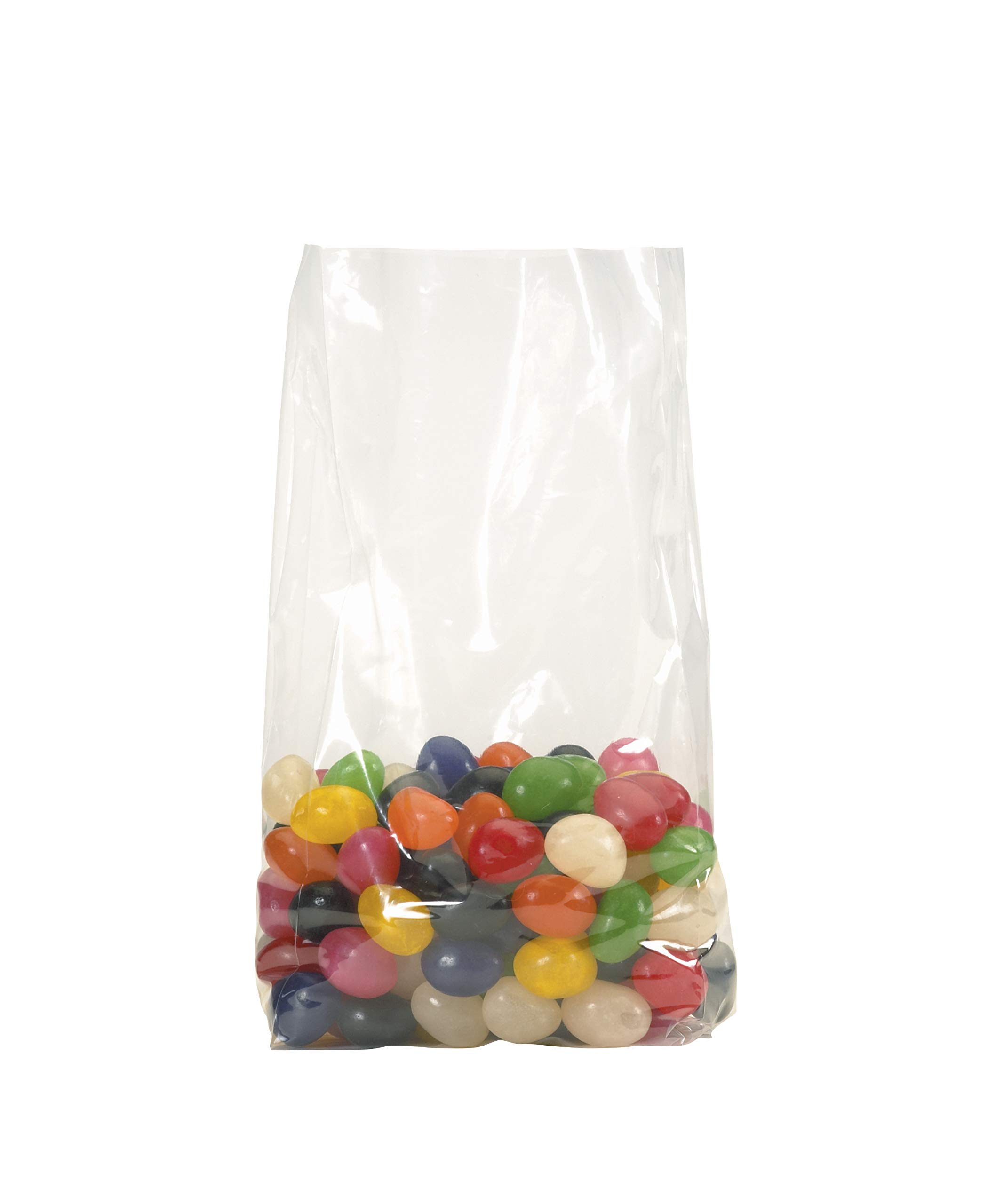 Premium 2 Mil Clear Gusseted Poly Bags 10