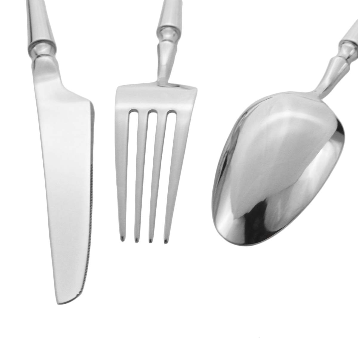 20-Piece Stainless Steel Flatware Set for 4 - Modern Mirror Polished Silverware (Knife, Fork, Spoon) - 18/10 Dishwasher Safe Cutlery Set - Perfect for Dining, Entertaining & Everyday Use