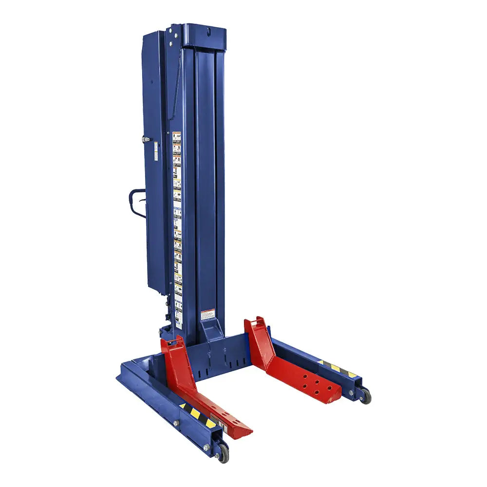 Challenger CLHM 125 XF 12,500 lb Wireless Control Mobile Column Lift for Auto Repair Shops - Heavy Duty Vehicle Lifting Solution for Mechanics & Garages